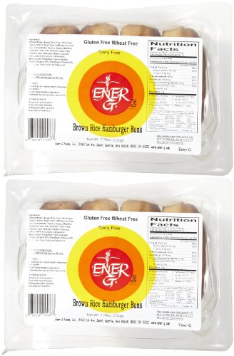 Algopix Similar Product 18 - EnerG Foods Brown Rice Hamburger Buns