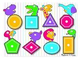 Algopix Similar Product 6 - Melissa  Doug Wooden Sahpes Puzzle 