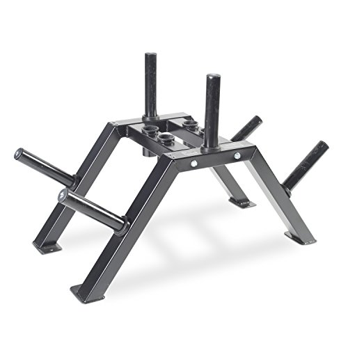 Algopix Similar Product 14 - CAP Barbell Olympic Plate & Bar Rack, 2"