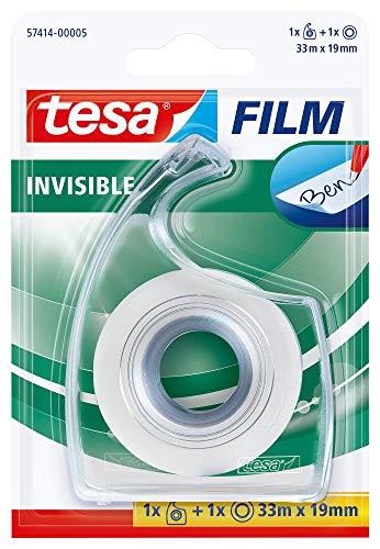 Algopix Similar Product 9 - Tesa Invisible Adhesive Tape 33 m x 19