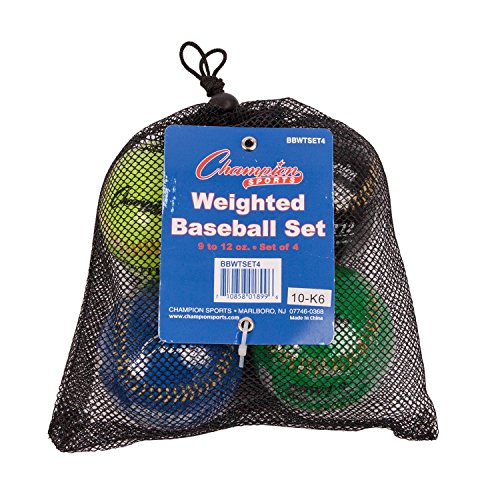 Algopix Similar Product 6 - Champion Sports Weighted Baseball Set