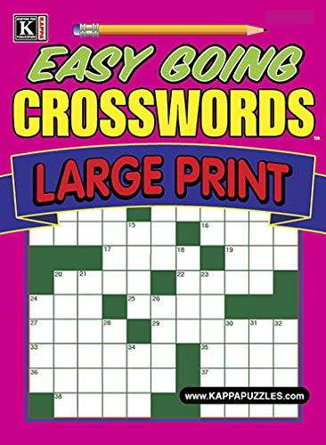 Algopix Similar Product 1 - Easy Going Crosswords - Large Print