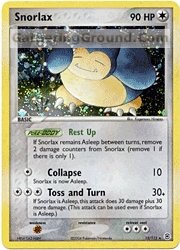 Algopix Similar Product 16 - Snorlax  EX Fire Red and Leaf Green 