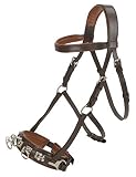 Algopix Similar Product 10 - Kerbl Brown Leather Cavesson 