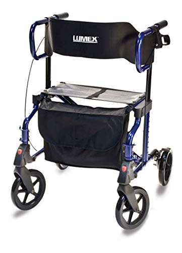 Algopix Similar Product 16 - Lumex HybridLX 2in1 Rollator Walker 