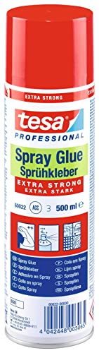 Algopix Similar Product 1 - tesa Spray Glue Extra Strong  Strong