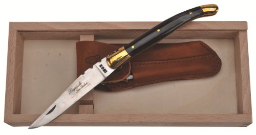 Algopix Similar Product 12 - Jean Dubost Horn Handle Pocket Knife