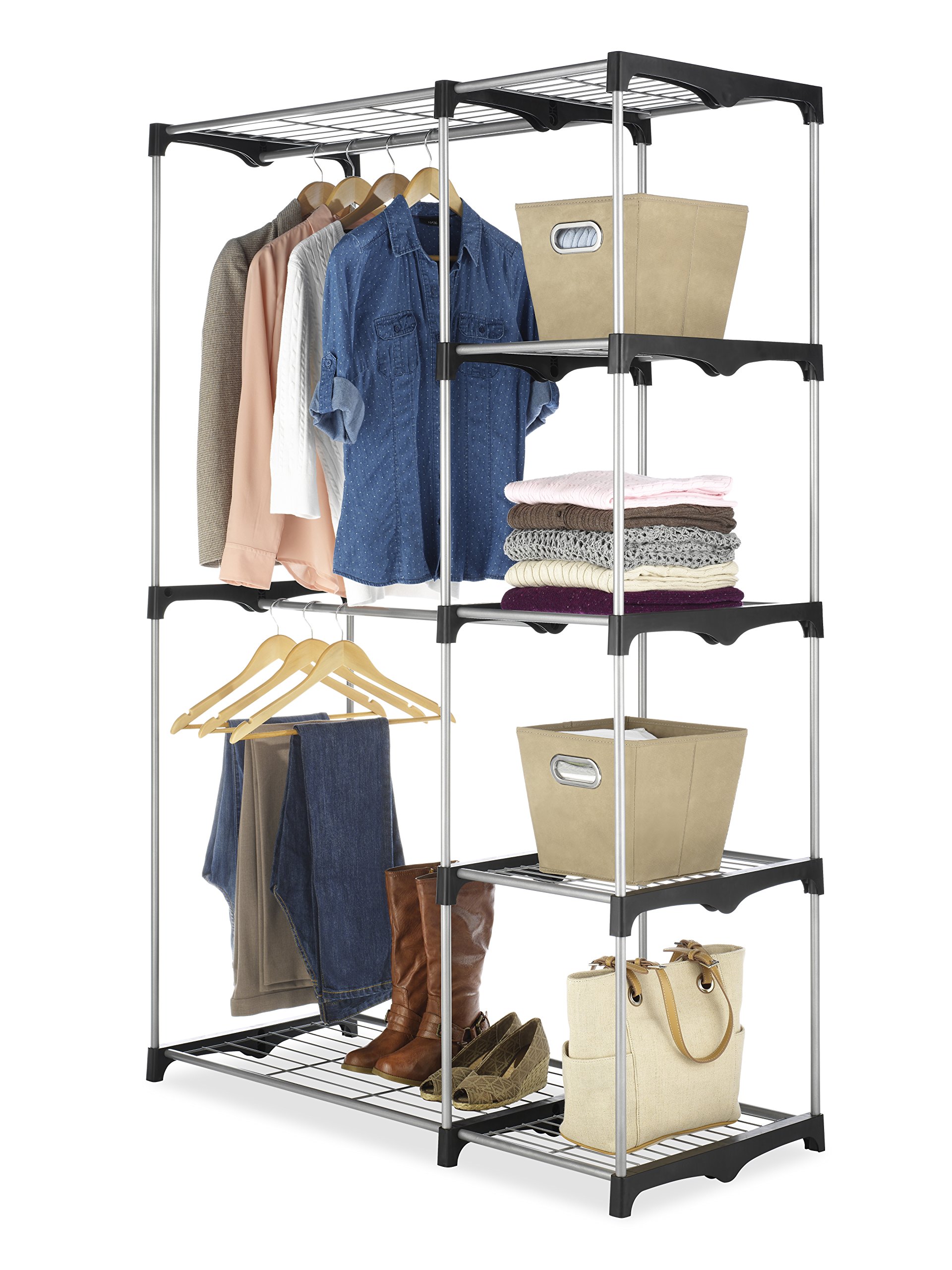 Algopix Similar Product 6 - Whitmor Double Rod Freestanding Closet