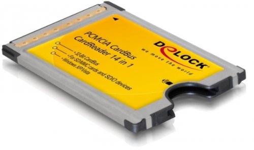Algopix Similar Product 14 - Delock PCMCIA CardBus CardReader 14 in