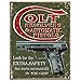 Algopix Similar Product 6 - Colt "Extra Safety Metal Sign