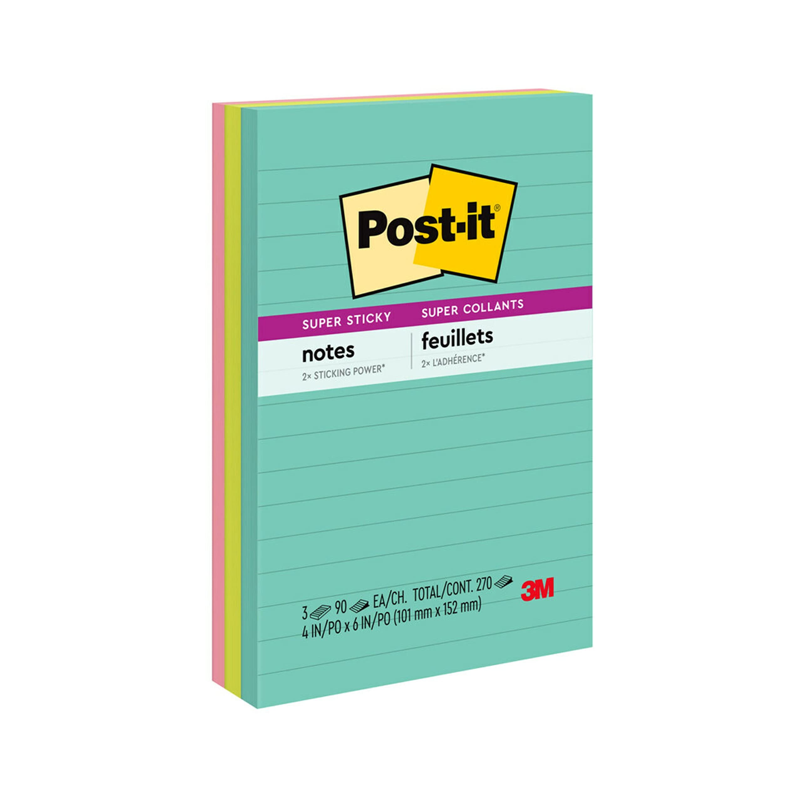 Algopix Similar Product 8 - Postit Super Sticky Lined Notes 3