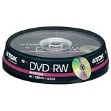 Algopix Similar Product 4 - TDK DVD+RW 10 pk, DVD+RW47CB104X