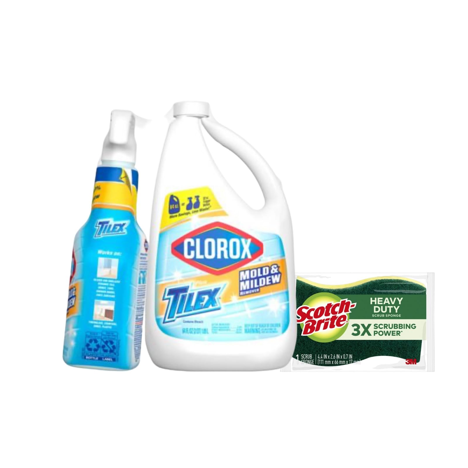 Algopix Similar Product 4 - Tilex Clorox 2 Piece Set Clear 64 Fl