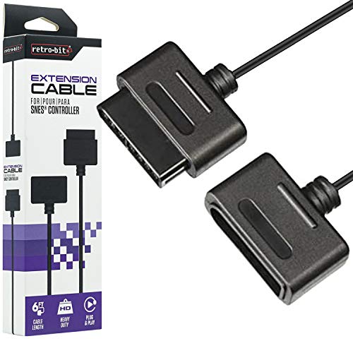 Algopix Similar Product 20 - Retro-Bit SNES 6-Feet Extension Cable