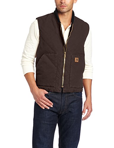 Algopix Similar Product 5 - Carhartt Mens V02 Sandstone Vest