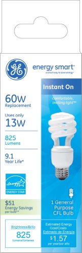 Algopix Similar Product 16 - GE 74198 13Watt Energy Smart CFL Light