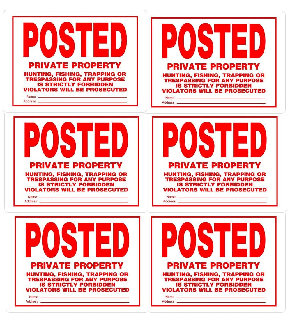 Algopix Similar Product 16 - Hillman 840159 Posted Private Property