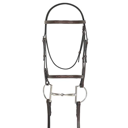 Algopix Similar Product 10 - CAMELOT Gold Fancy Raised Bridle Full