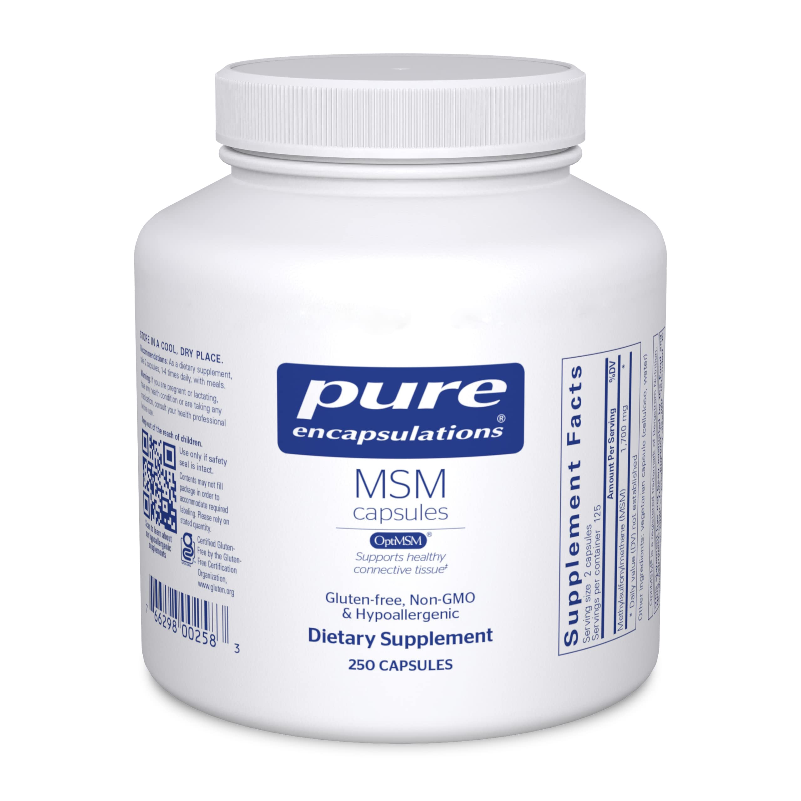 Algopix Similar Product 6 - Pure Encapsulations MSM Capsules 