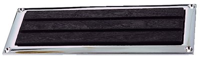Algopix Similar Product 19 - Step Plate, CHROME, BLACK
