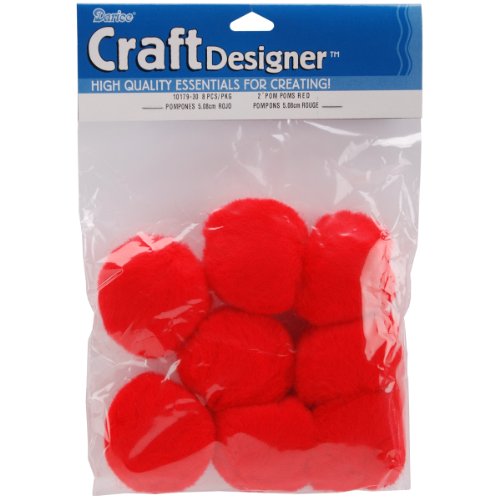 Algopix Similar Product 5 - Darice 8Piece Acrylic Pom Pom 2Inch