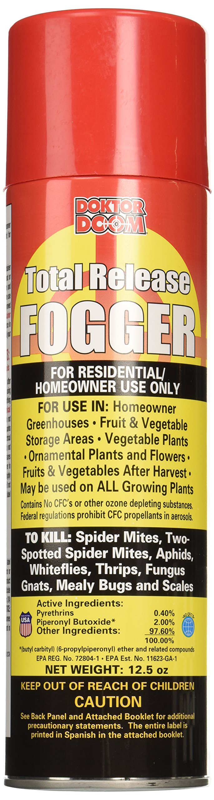 Algopix Similar Product 18 - Doktor Doom Total Release Fogger, 12.5oz