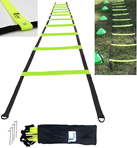 Algopix Similar Product 3 - Cintz 15 Ft Green Speed Agility Ladder