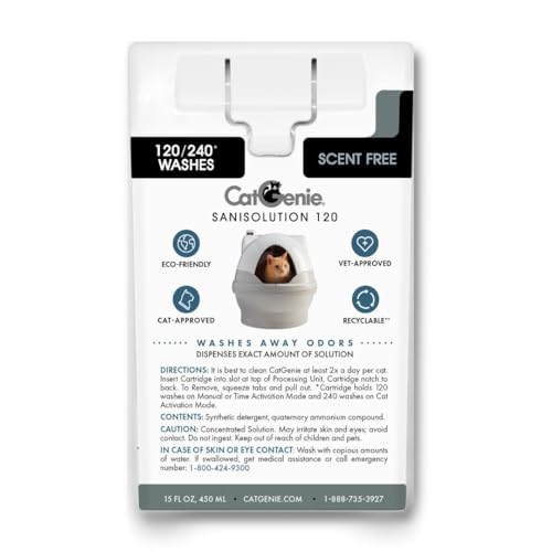 Algopix Similar Product 5 - CatGenie 120 SaniSolution SmartCartridge