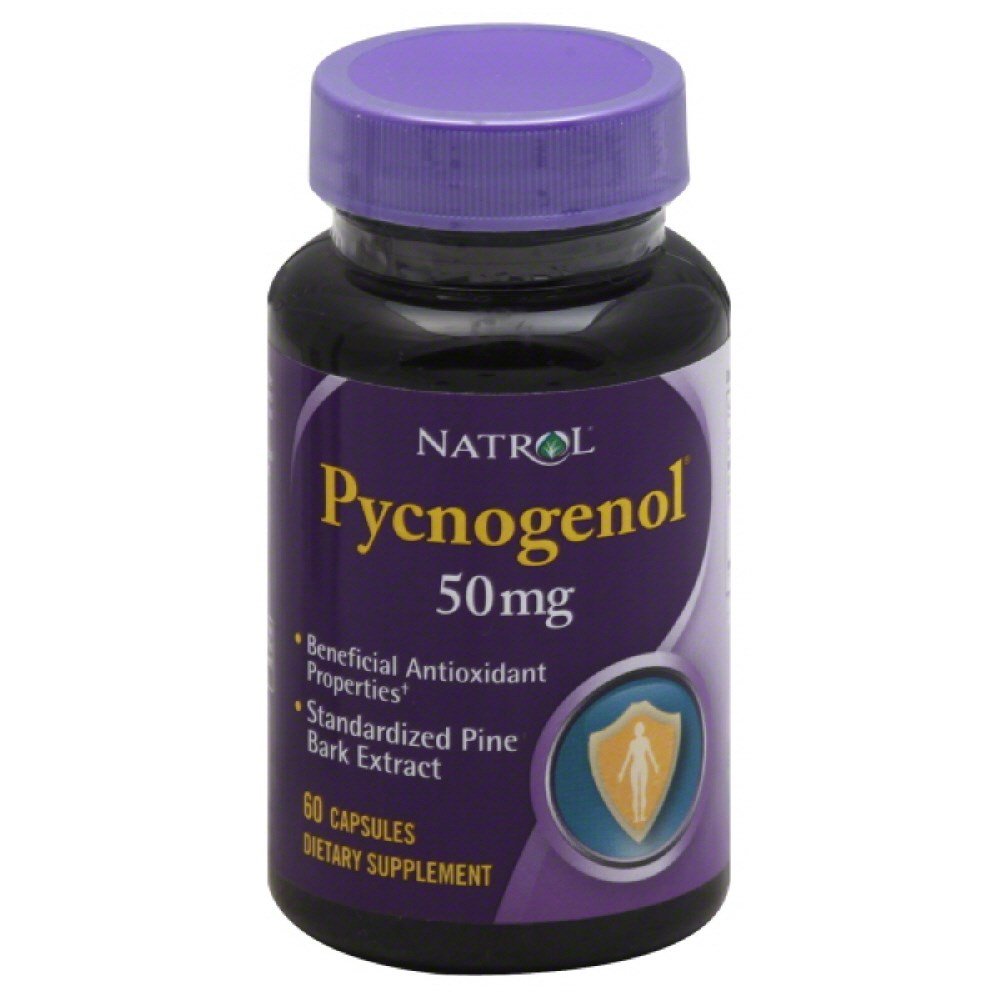 Algopix Similar Product 11 - Natrol - Pycnogenol, 50 mg, 60 capsules3