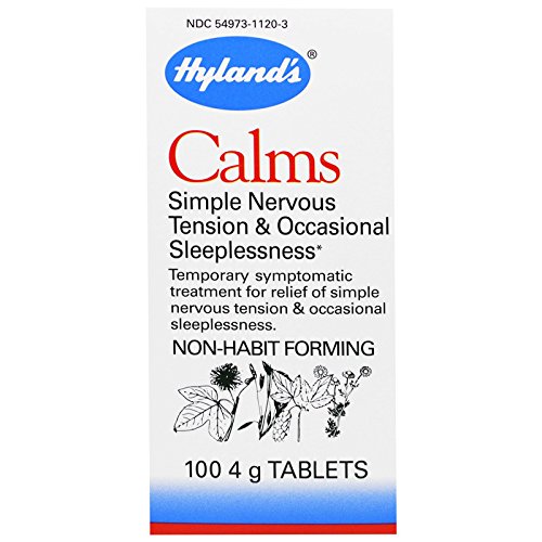 Algopix Similar Product 16 - Hyland Calms 100 Tablets (2 Pack)