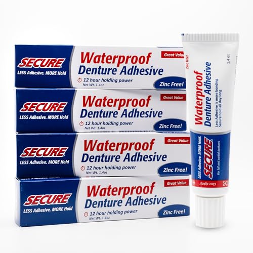 Algopix Similar Product 12 - Secure Waterproof Denture Adhesive 