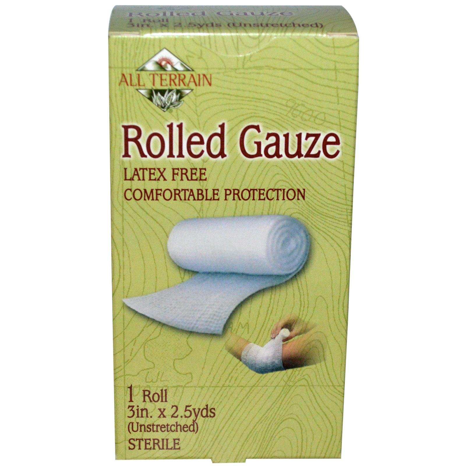 Algopix Similar Product 1 - All Terrain Rolled Gauze 3 X 2.5, 2.5 YD