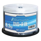 Algopix Similar Product 4 - 50 Pack Optical Quantum 8X 85GB DVDR