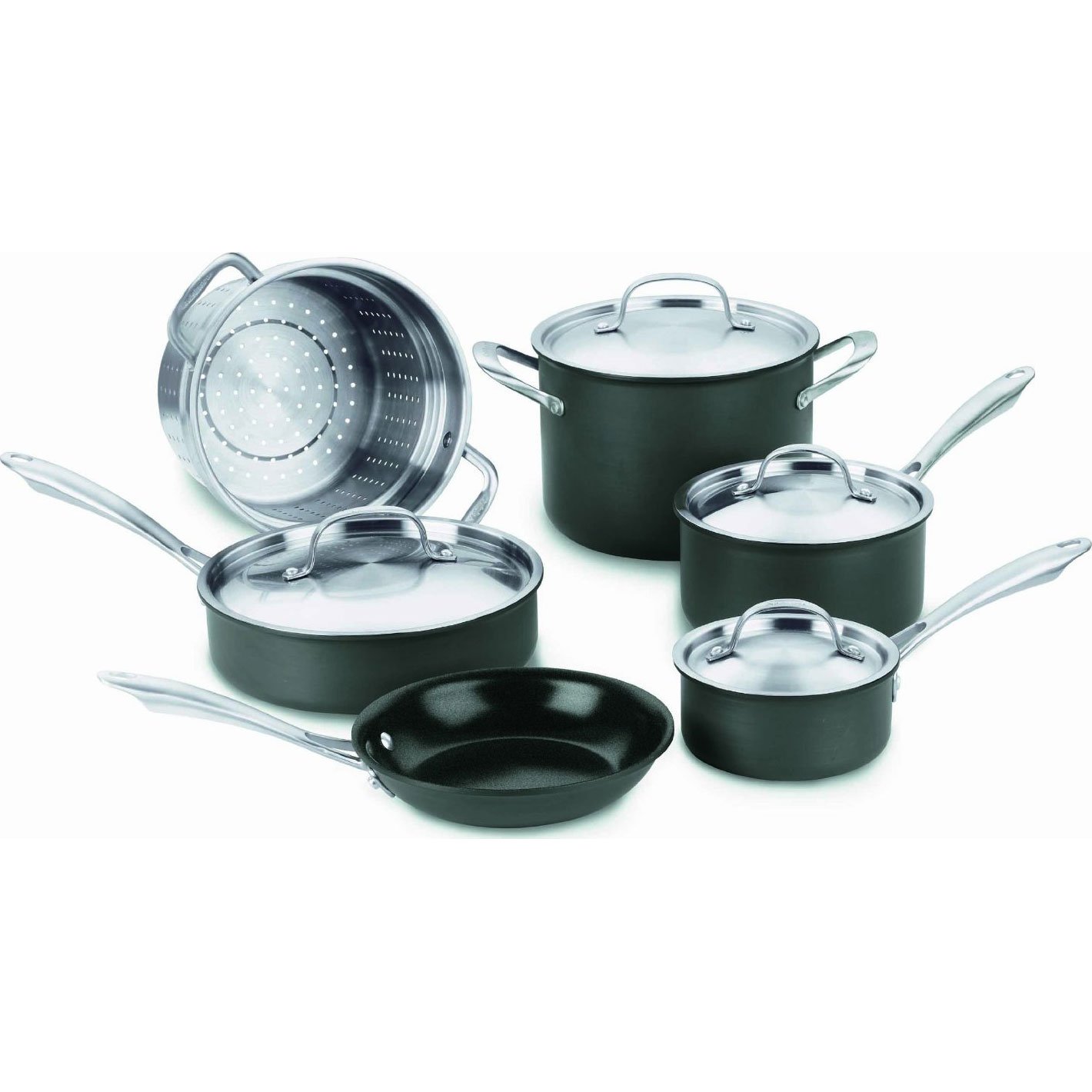 Algopix Similar Product 19 - Cuisinart GG10 Hard Anodized 10Piece