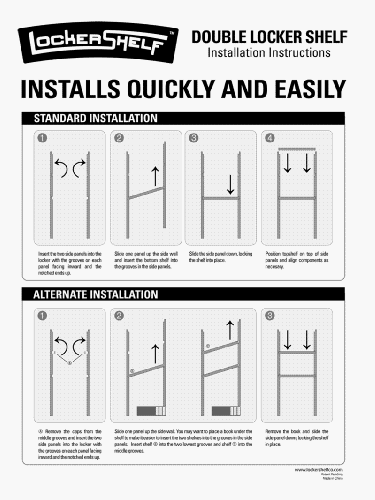 Algopix Similar Product 18 - Lockershelf Company9 Locker Shelf