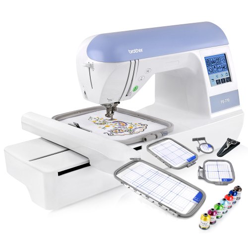 Algopix Similar Product 6 - Brother Embroidery Machine PE770 5 x