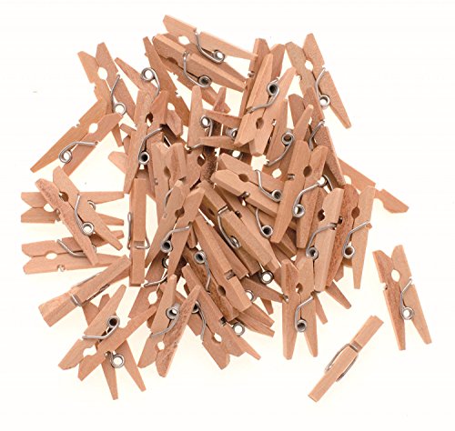 Algopix Similar Product 9 - Glorex Wooden Clothes Pegs 25 mm 45ST
