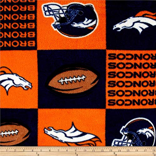 Algopix Similar Product 19 - NFL Fleece Denver Broncos Squares