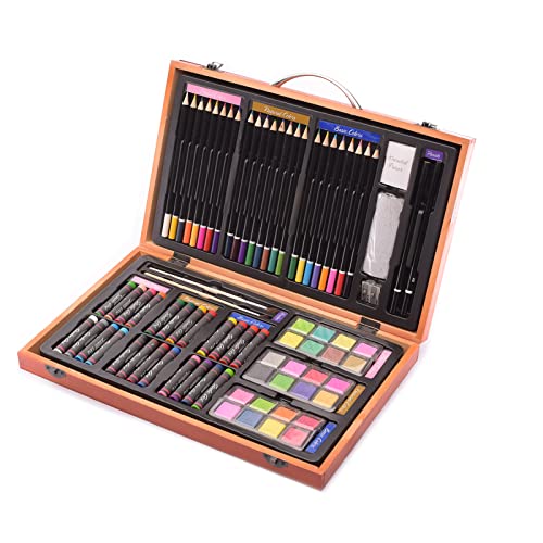 Algopix Similar Product 7 - Darice 80Piece Deluxe Art Set  Art