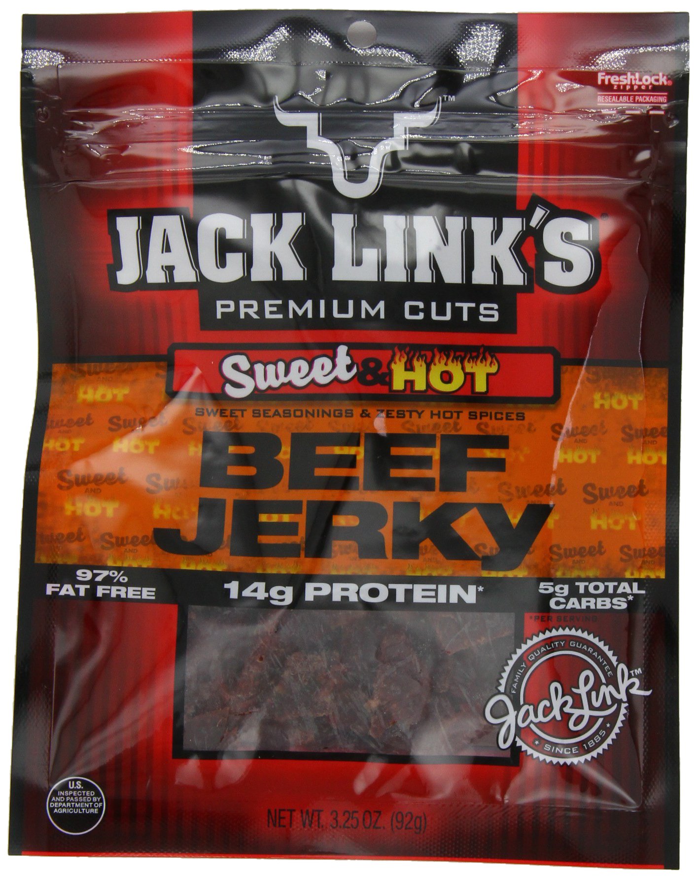 Algopix Similar Product 9 - Jack Links Beef Jerky Sweet  Hot