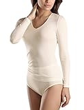 Algopix Similar Product 17 - HANRO Womens Woolen Silk Long Sleeve