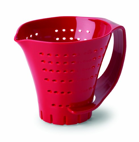 Algopix Similar Product 6 - Chef'S Planet Measuring Colander, Red