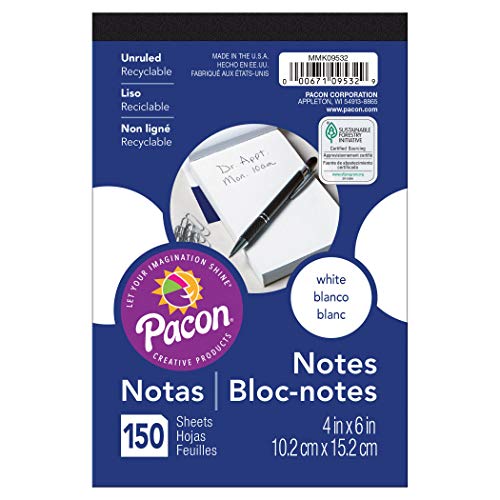 Algopix Similar Product 10 - Pacon MMK09532 Convenient Note Pad