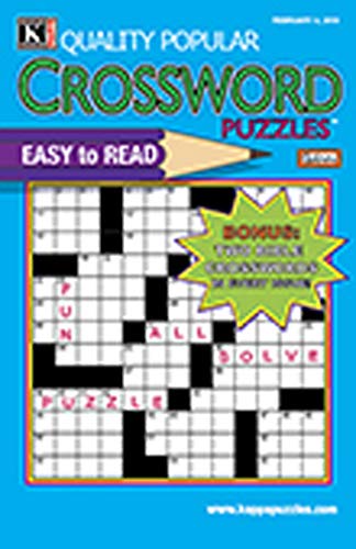 Algopix Similar Product 8 - Quality Popular Crossword Puzzles Jumbo