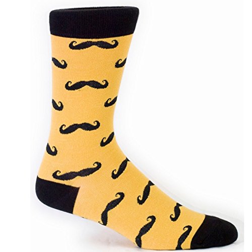 Algopix Similar Product 17 - Sock It To Me Mustache Mens Dress