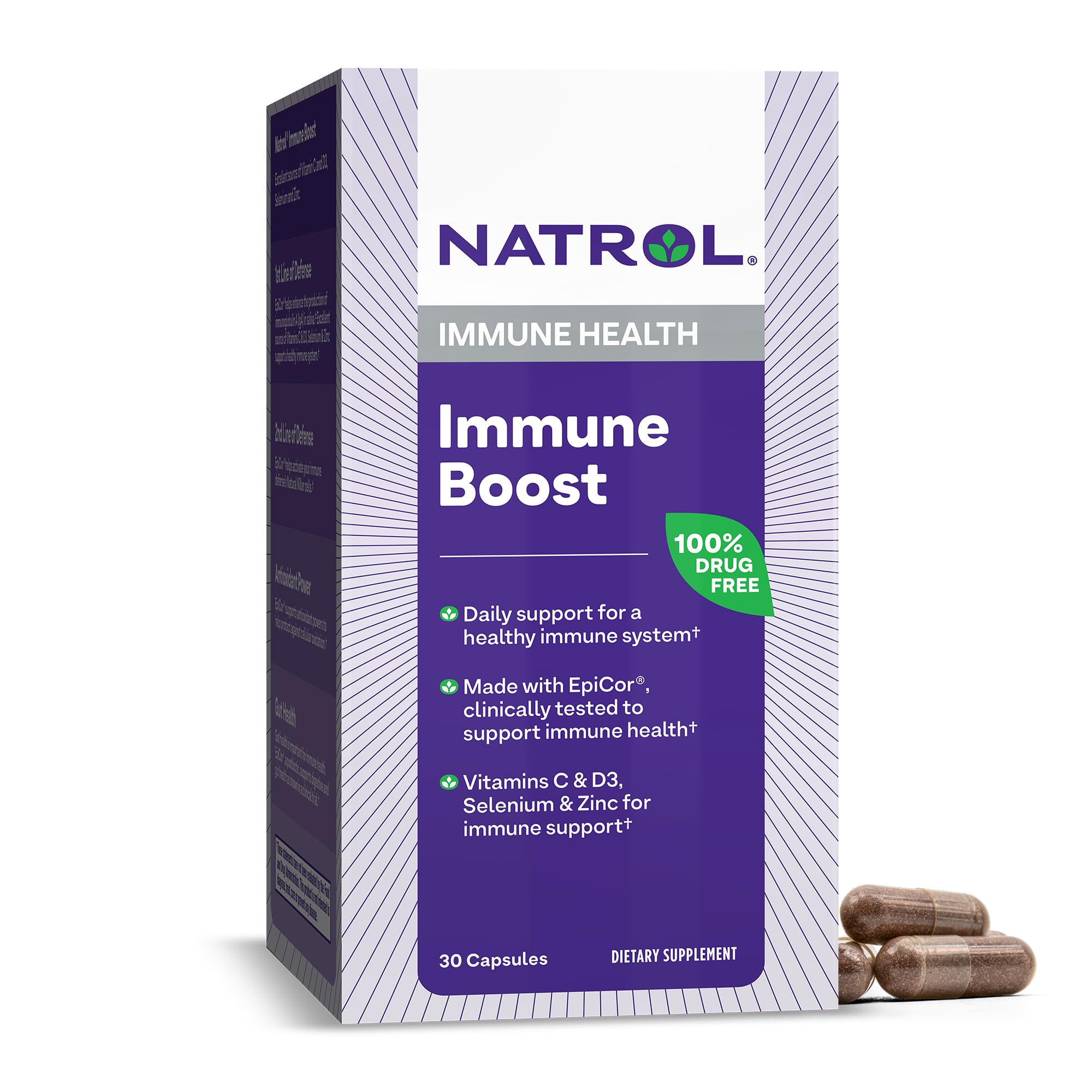 Algopix Similar Product 16 - Natrol Immune Boost Capsules Immune