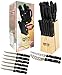 Algopix Similar Product 6 - Diamond Cut 24pc Cutlery Set in Wood