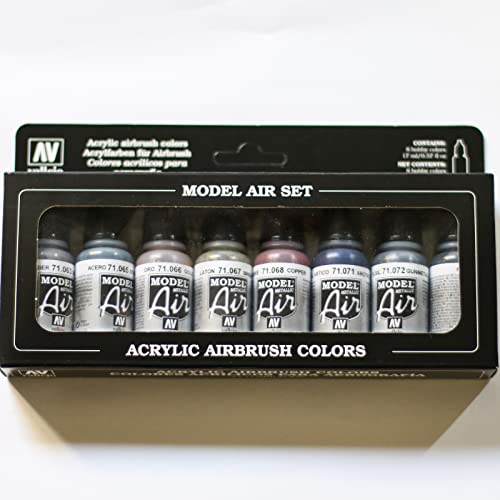 Algopix Similar Product 10 - Acrylicos Vallejo Metallic Colors Model