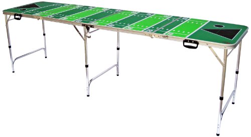 Algopix Similar Product 3 - Football Tailgate Beer Pong Table  8