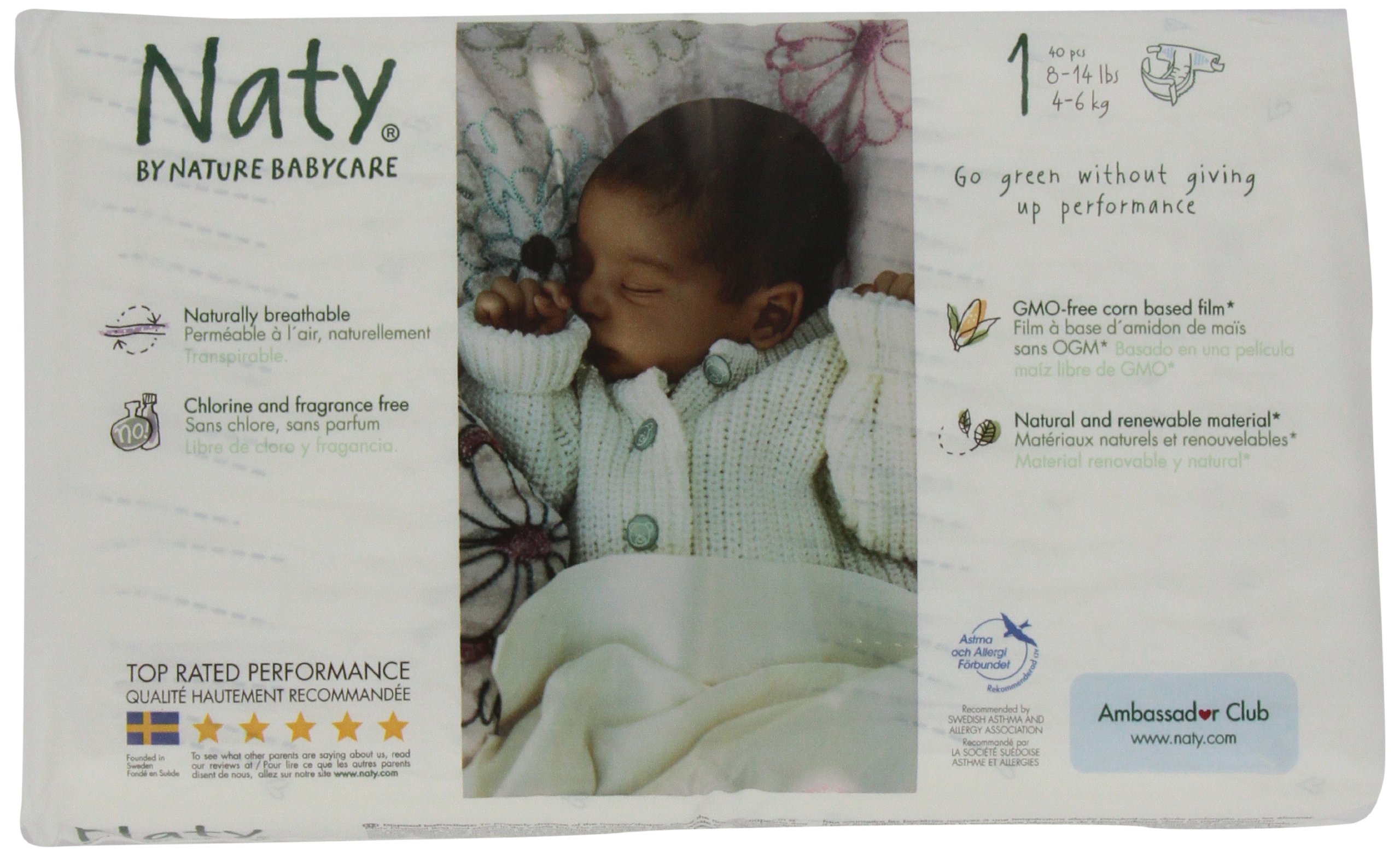 Algopix Similar Product 17 - Naty ChlorineFree ECO Diapers Size 1